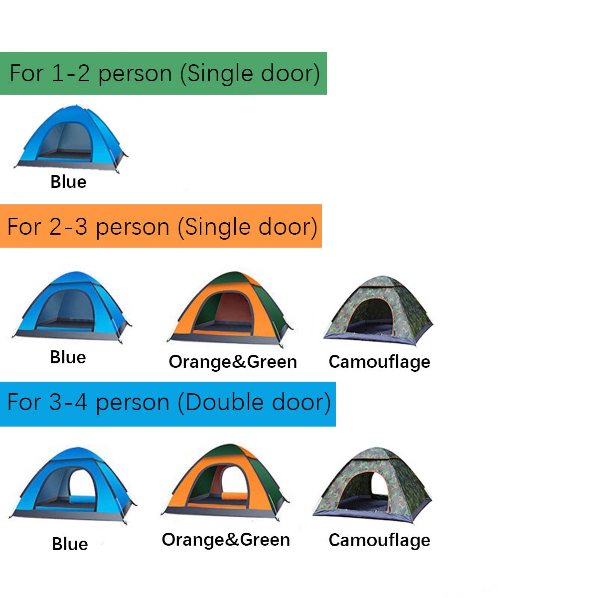 Cheap Goat Tents Ultralight Camping Tent Fully Automatic quick opening Camping Tent Waterproof Outdoor Hiking Tent Backpacking Tent With Free Bag Tents 